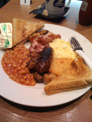 Full English Breakfast at Strongroom Bar, Shoreditch