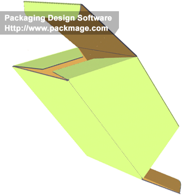 Tuck-end corrugated box templates 