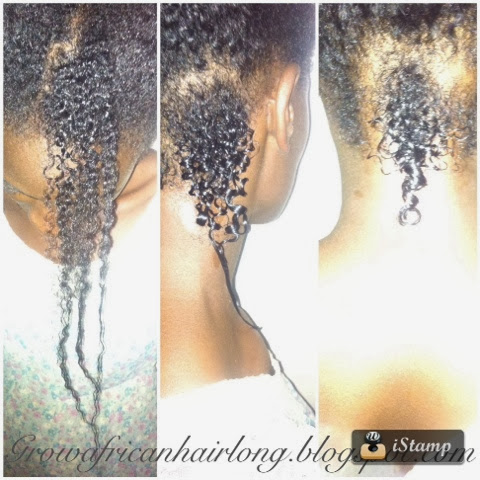 relaxed hair to natural