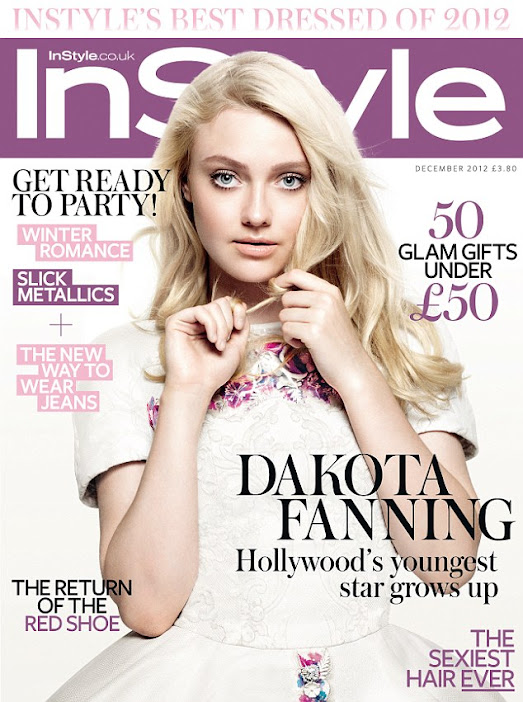 Instyle UK - Diciembre 2012 - Dakota Fanning