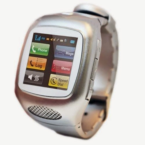 2013 New style Male and female Wristwatch Mini Bluetooth Smart watch Smallest Hd camera Mobile phone Ultrathin (Silvery white)