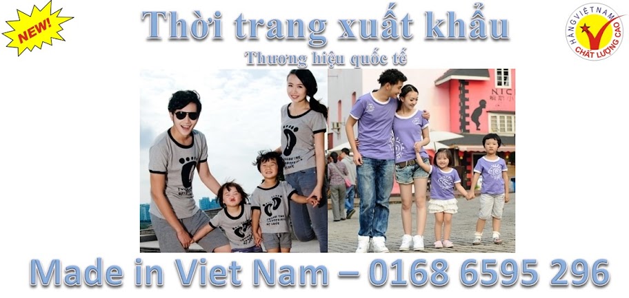 Shop quần áo thời trang nữ, nam, trẻ em Made in Viet Nam xuất khẩu xịn