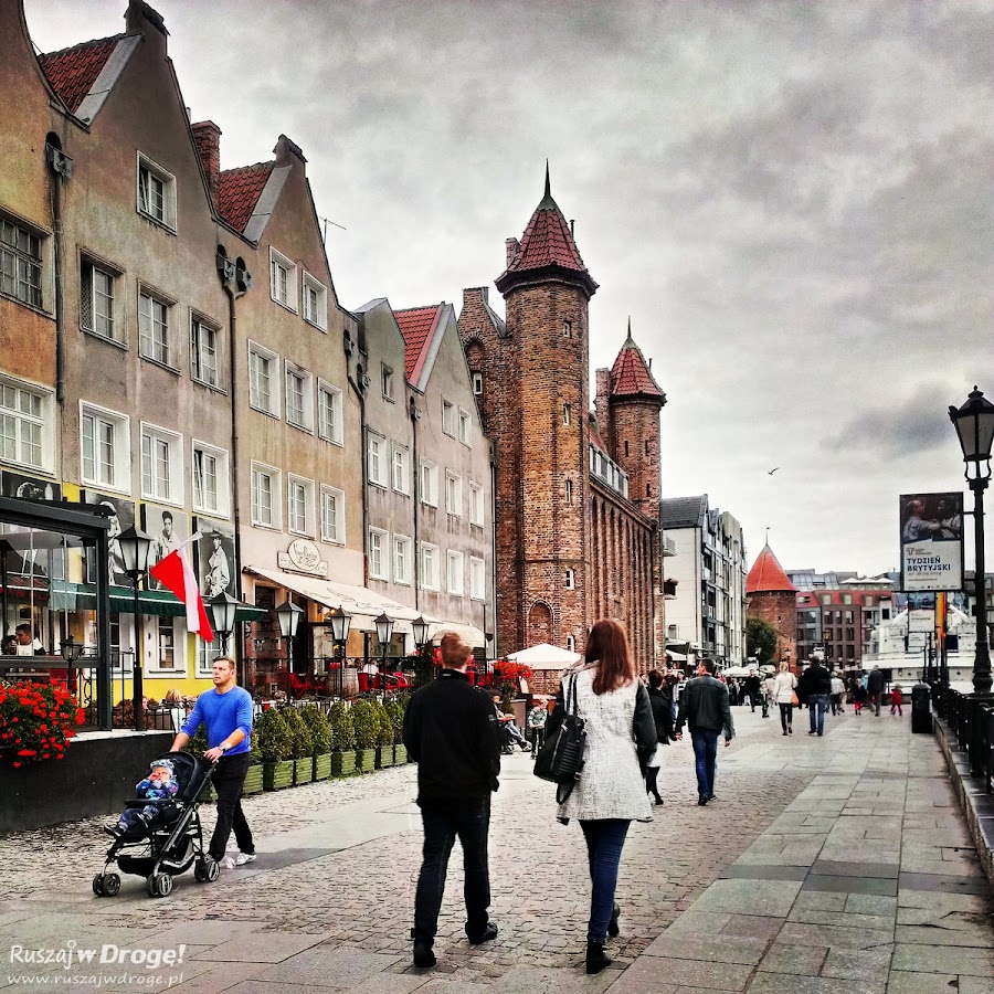 Gdańsk - Długie Pobrzeże nad Motławą