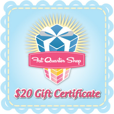$15 Fat Quarter Shop Gift Certificate