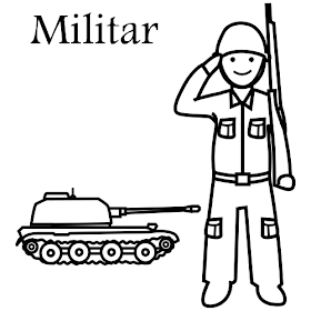 Militär. Kostenlos Malvorlagen