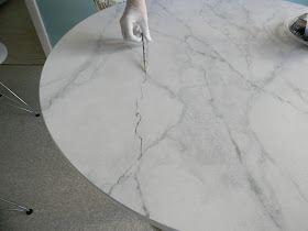 GORGEOUS SHINY THINGS: How To Happy Hour- Faux Carrara Marble