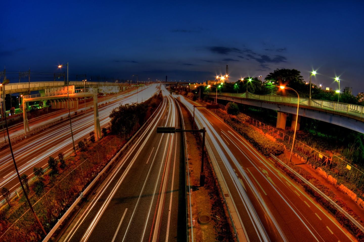 Hdrts Hdr Tiltshift 首都高湾岸線の夜 葛西編