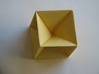 Cube Skeleton from Miyuki Kawamura's "Polyhedron Origami for Beginners"