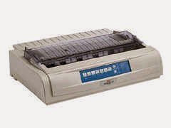  OKIDATA ML 420n B/W Dot-matrix Printer. Microline 420n Printer - B/W - Dot-matrix - 570 char/sec - 240 x 216 dpi - 9 pin - Parallel, USB, Ethernet 10/100 Base-T - 120 V (Catalog Category: Printers  &  Print Supplies / Dot-matrix Printer)