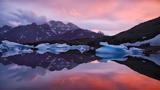 Sunset Over Ice Floes, Greenland.jpg