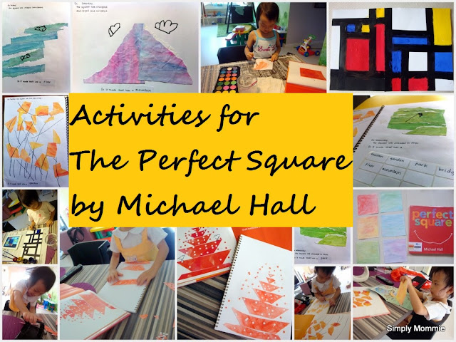 The Perfect Square by Michael Hall activities