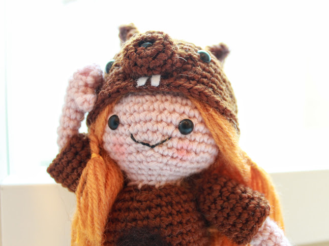 Amigurumi Squirrel Girl crochet pattern by the Sun and the Turtle