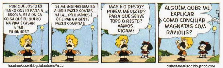 Clube da Mafalda:  Tirinha 669 