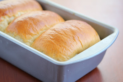 Hokkaido Milk Toast in a baking pan