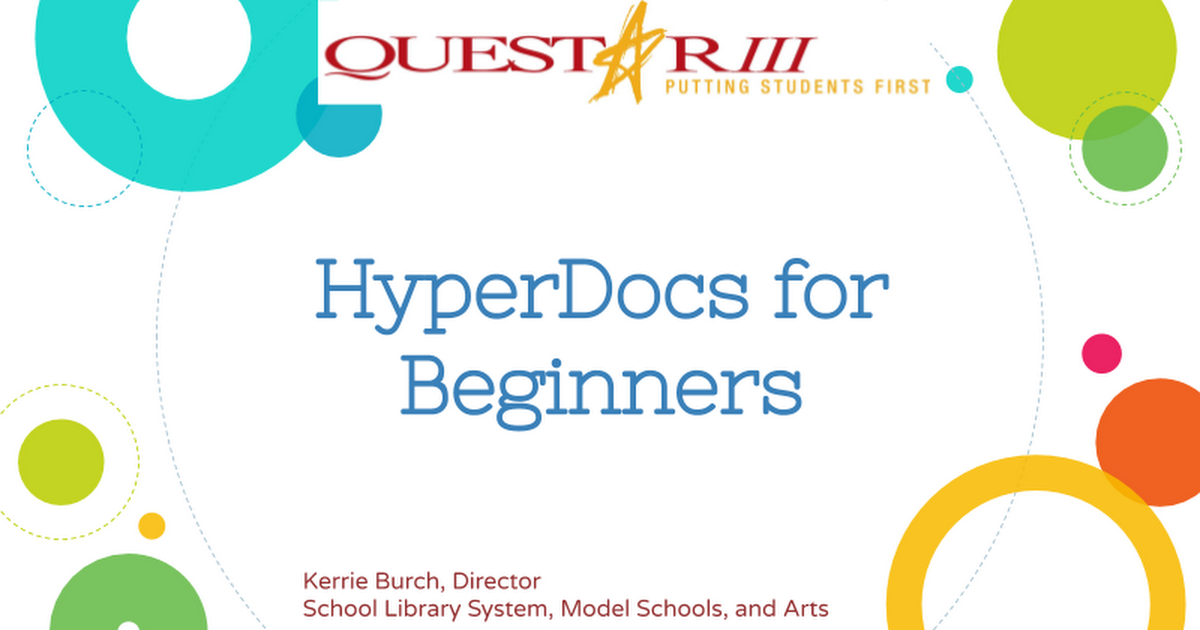 HyperDocs April 2020