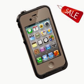 LifeProof Case for iPhone 4/4S - Retail Packaging - Dark Flat Earth/Black