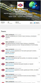 Metro de Madrid supera los 41.700 seguidores en las redes sociales