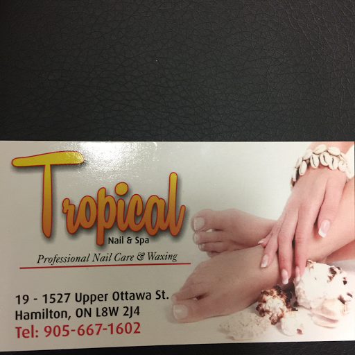 Tropical Nail and spa logo