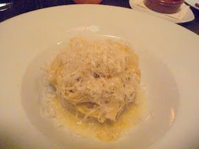 Tabla Bistro, Tajarin with truffle butter, parmigiano reggiano