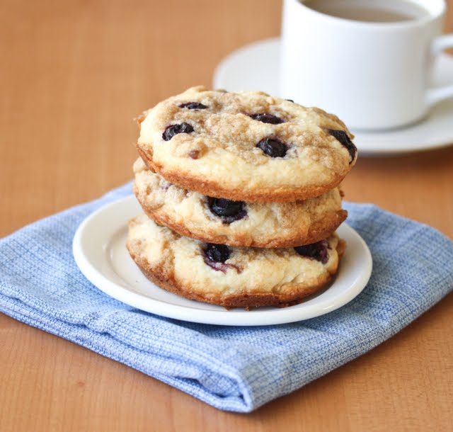 Blueberry Coffee Cake Cookies