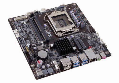  ECS Elitegroup Thin Mini ITX Socket DDR3 1600 LGA 1150 Motherboard H87H3-TI (1.0)