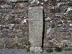 Cross Slab in St. Mary's Church, Inis Cealtra.jpg