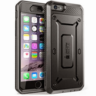 iPhone 6 Plus Case, SUPCASE [Heavy Duty] Belt Clip Holster Apple iPhone 6 Plus Case 5.5 inch [Unicorn Beetle PRO Series] Full-body Rugged Hybrid Protective Cover with Built-in Screen Protector (Black/Black), Dual Layer + Impact Resistant Bumper [Not Fit iPhone 6 4.7 inch]