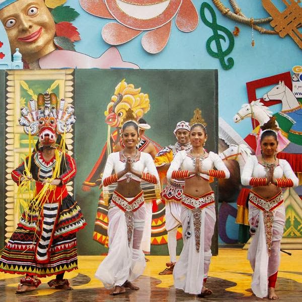 Sri Lankan artists perform during the press preview of the 28th Surajkund International Crafts Mela in Faridabad. Sri Lankan artists perform during the press preview of the 28th Surajkund International Crafts Mela in Faridabad.