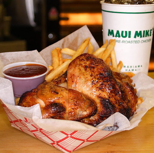 Maui Mike's Fire-Roasted Chicken logo