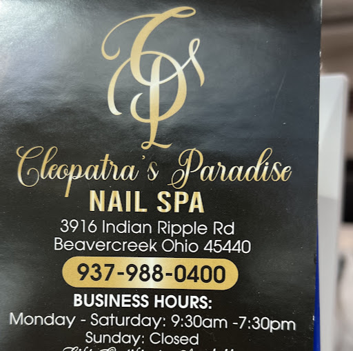 Cleopatra’s Paradise Nail Spa logo