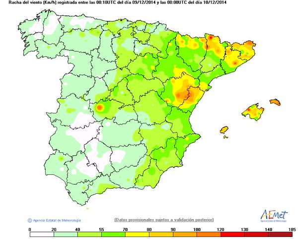 El temporal de viento y marítimo en Baleares y Cataluña deja un nuevo récord de oleaje