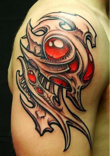 tribal tattoo color