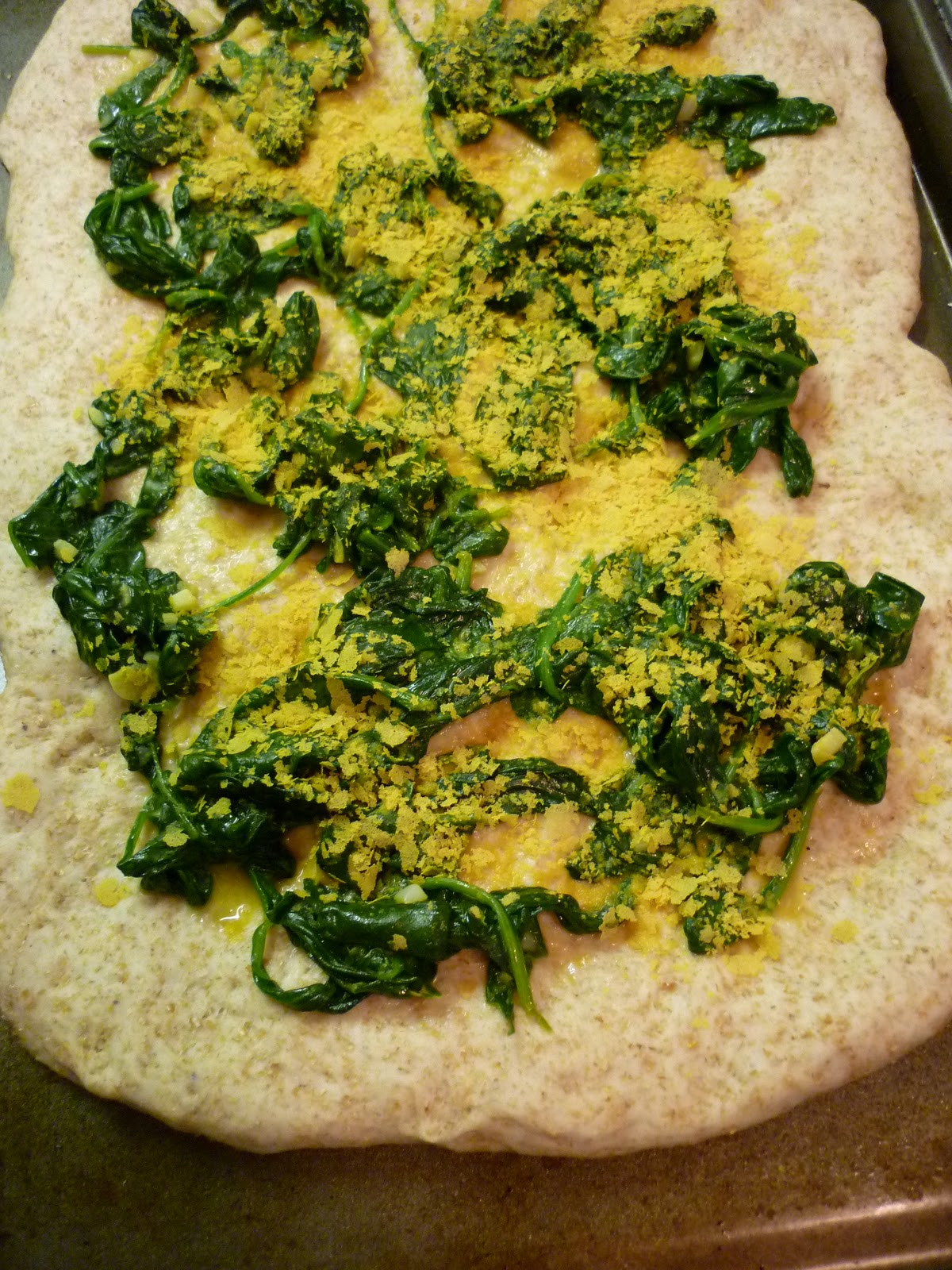 Veganess Eats Easy Cheezy Spinach Twists