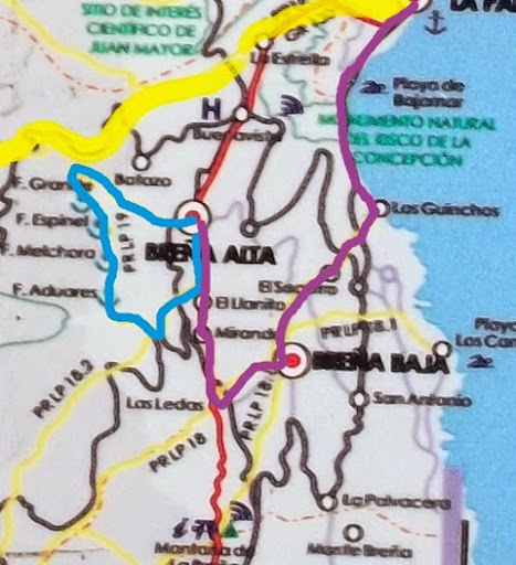 Breña alta PR LP 19; No lo encuentro. Acabo en PR LP 18 - Repito en La Palma en solitario (3)