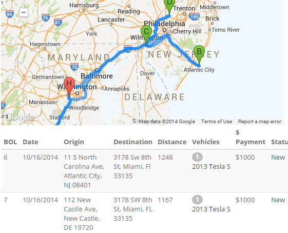 Complete Load and Trip Management for your car hauler company