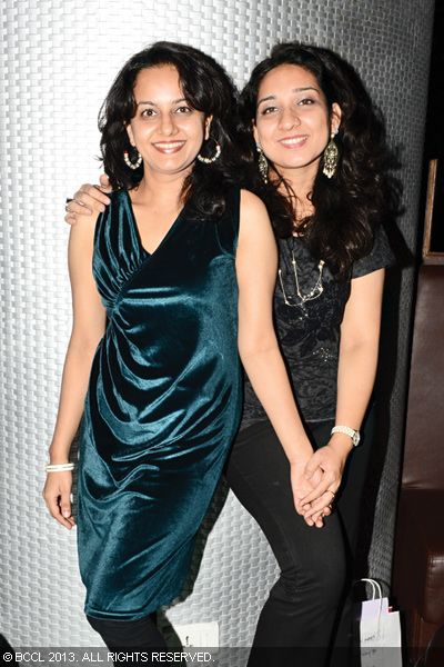 Roshini and Shruthi party during a bash in Chennai.