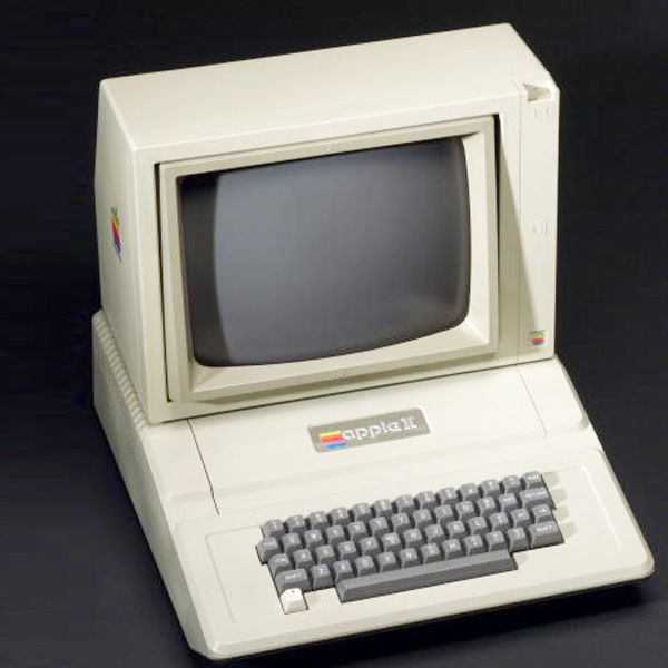 The Apple II was designed and built by Steve Jobs and Steve Wozniak by the end of 1976. It was the first mass marketed personal computer.(Getty Images)