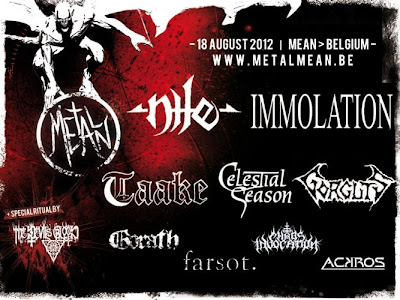 Metal Méan Festival @ Belgique 18/08/2012