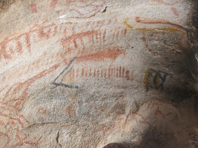 Baja Pictographs similar to Indian Hill Pictographs.