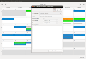 Calendar-Indicator 0.1.0.0 ó simplemente espectacular