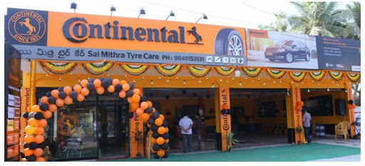Sai Mithra Tyre Care Continental PremiumDrive, Beside Mytri Motors,, Hyderabad Rd, Kothirampur, Karimnagar, Telangana 505001, India, Wheel_Alignment_Service, state TS