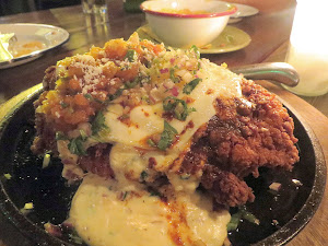 chicken fried ribeye steak with cream of wheat and fried egg, Bar Amá, Josef Centeno, LA, downtown Los Angeles dining