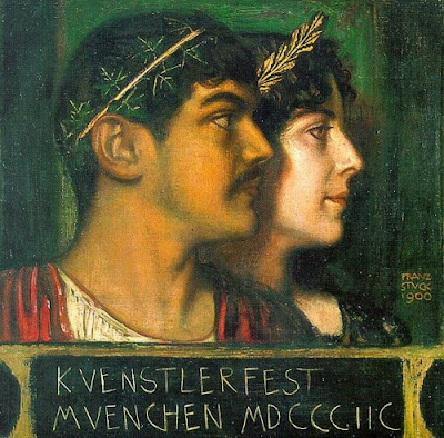 Franz von Stuck - Franz and Mary Stuck as a God and Goddess