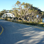Toilet and road at Charlotte Pass (265361)