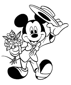 Mickey Mouse Gentleman Malvorlagen
