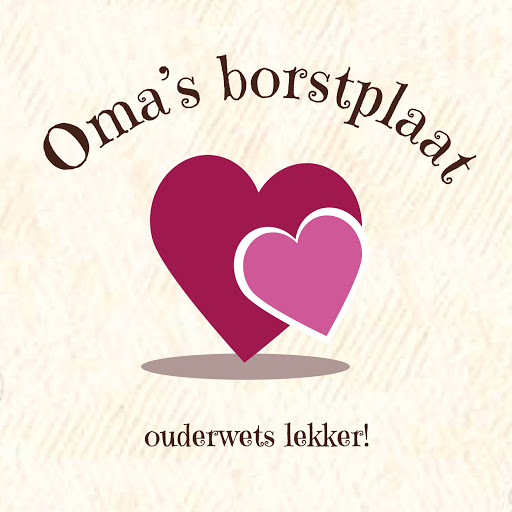 Oma's borstplaat logo
