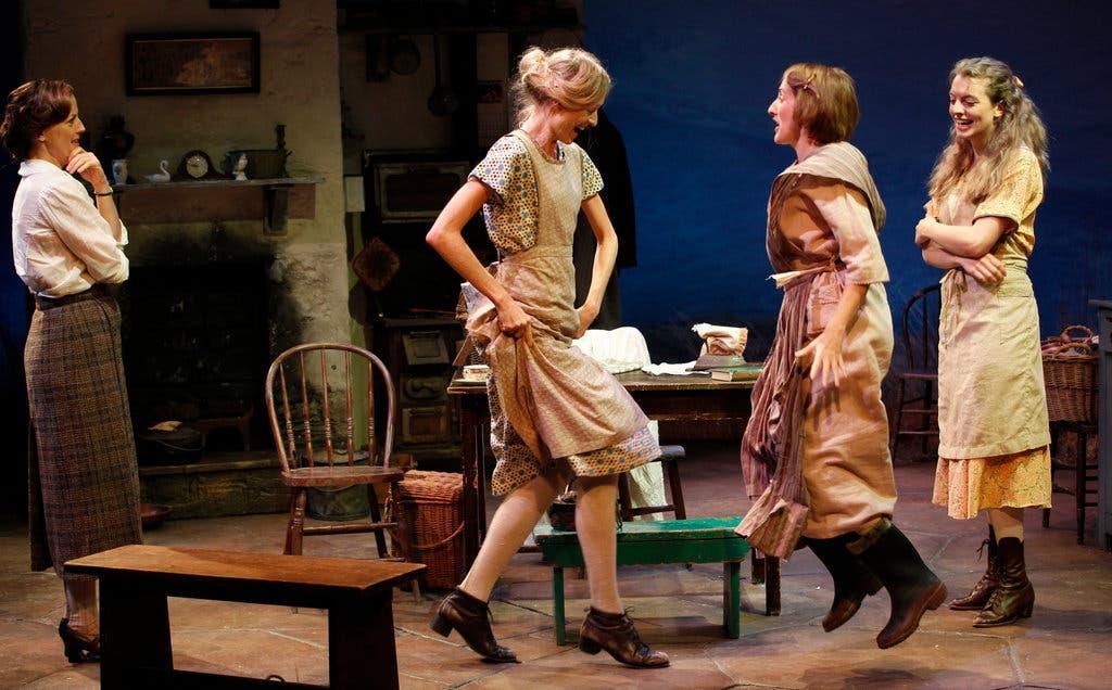 From left, Orlagh Cassidy, Rachel Pickup, Aedin Moloney and Annabel Hägg in "Dancing at Lughnasa," directed by Charlotte Moore at the Irish Repertory Theater.