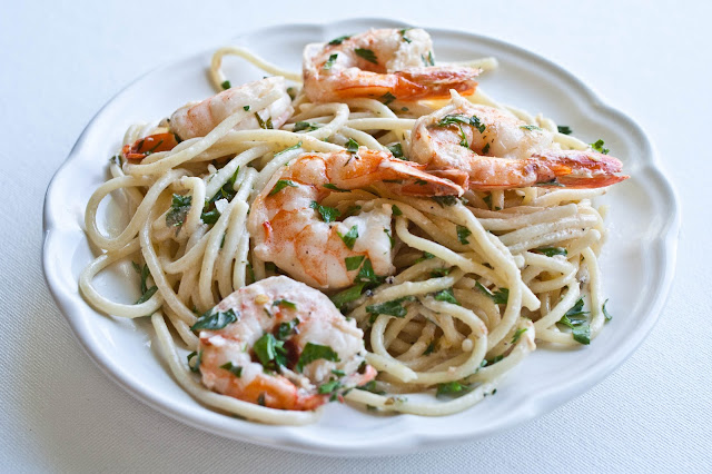 FOODjimoto: Shrimp Pasta