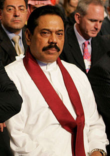 Sri Lanka President Mahinda Rajapaksa