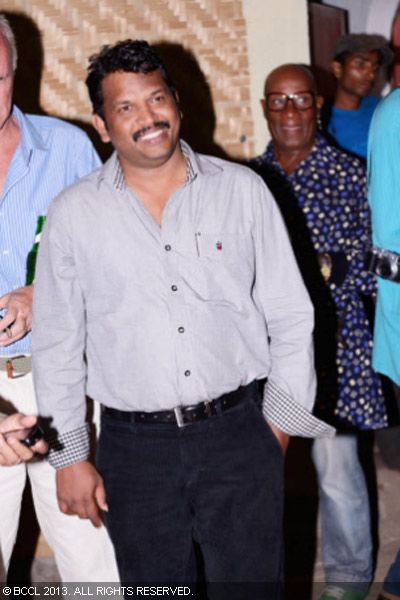 Michael Lobo at art bazaar held at Calangute in Goa.<br /> 